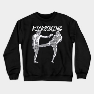 Kickboxing martial arts combat sports two fighters Crewneck Sweatshirt